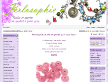 Tablet Screenshot of perlosophie.com